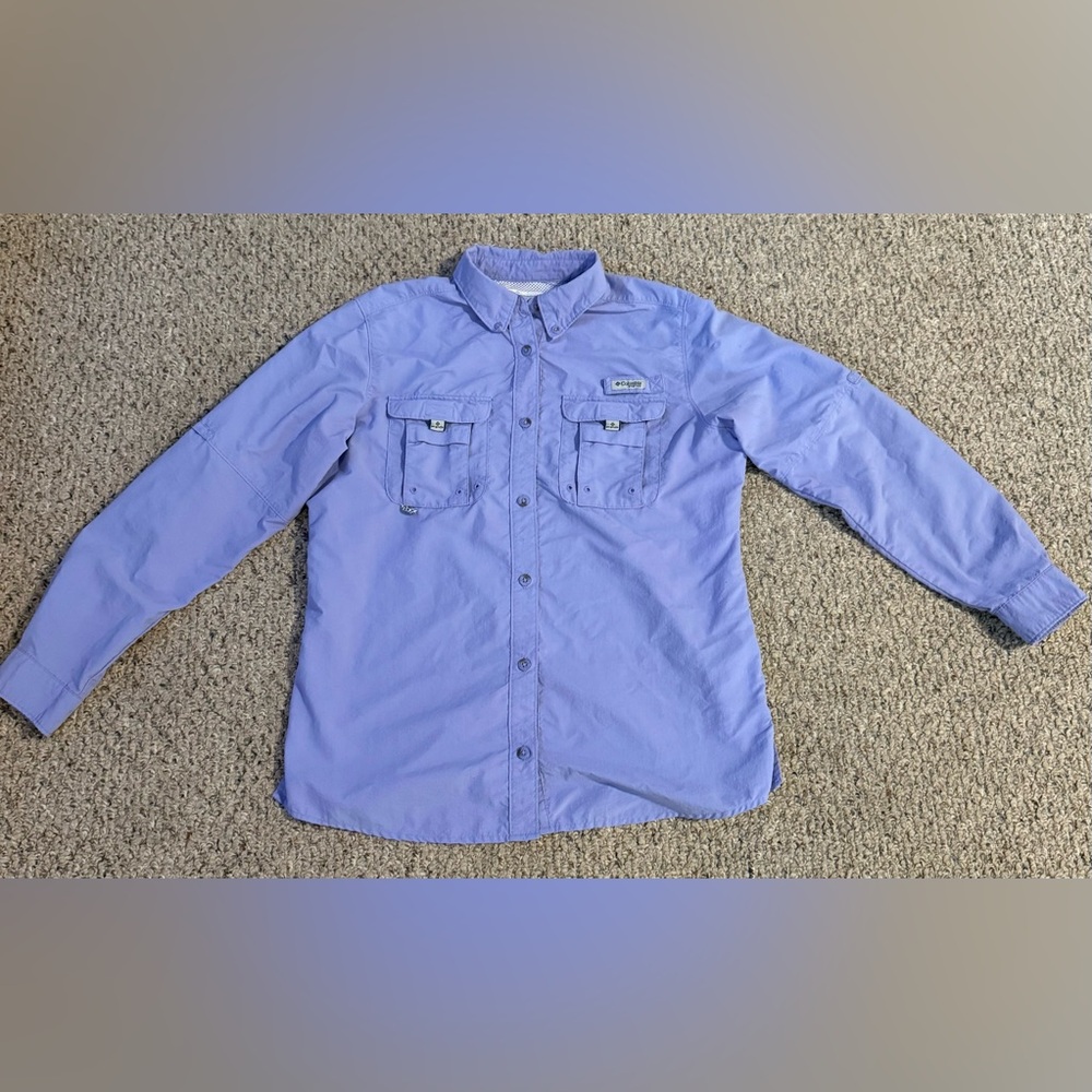 Columbia Women’s Purple Button-Up Shirt